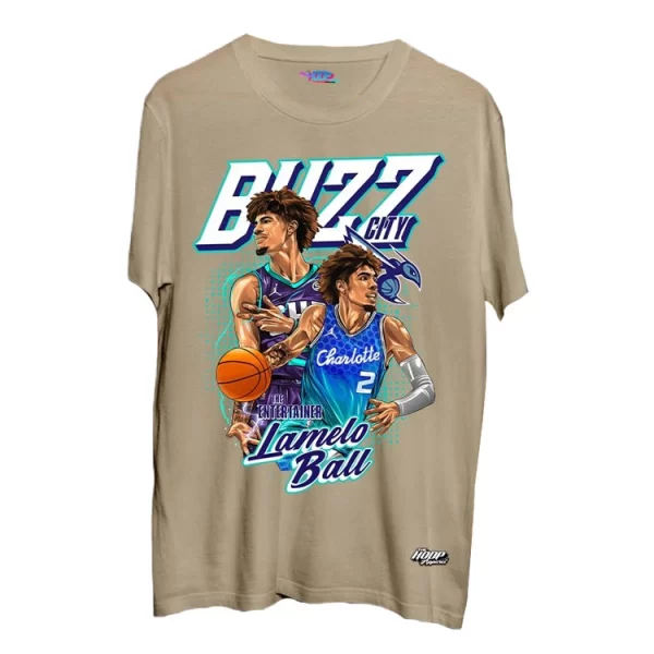 Buzz City T Shirt Khaki