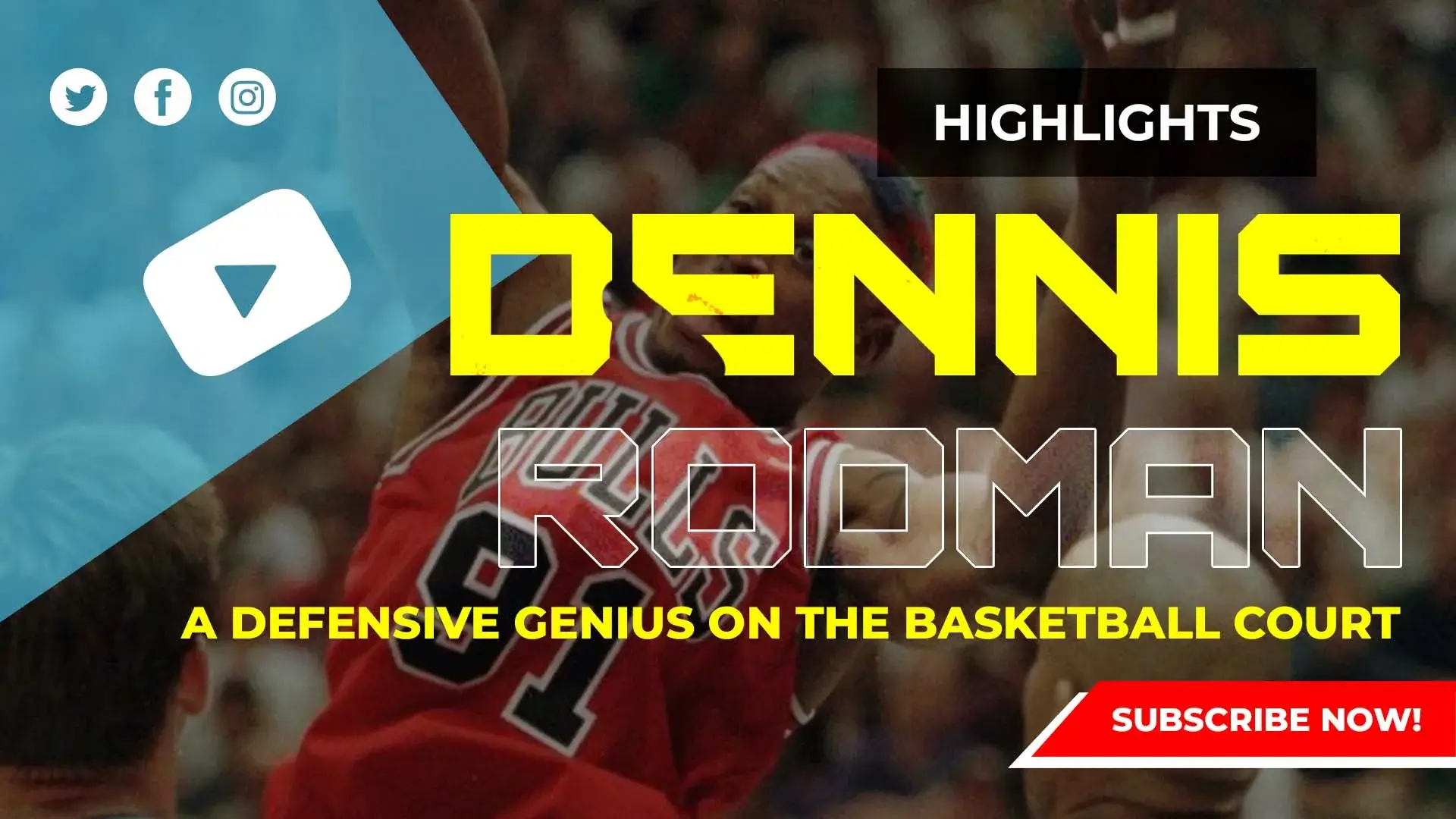 Dennis Rodman Highlights: A Defensive Genius on the Basketball Court