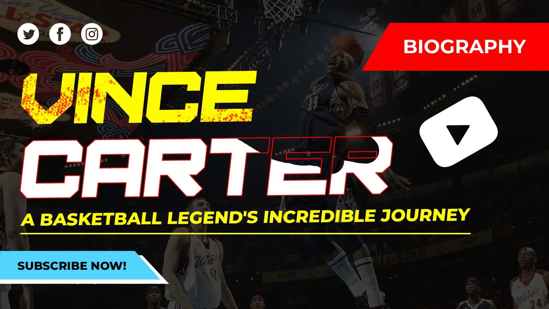 Vince Carter Biography: A Basketball Legend’s Incredible Journey