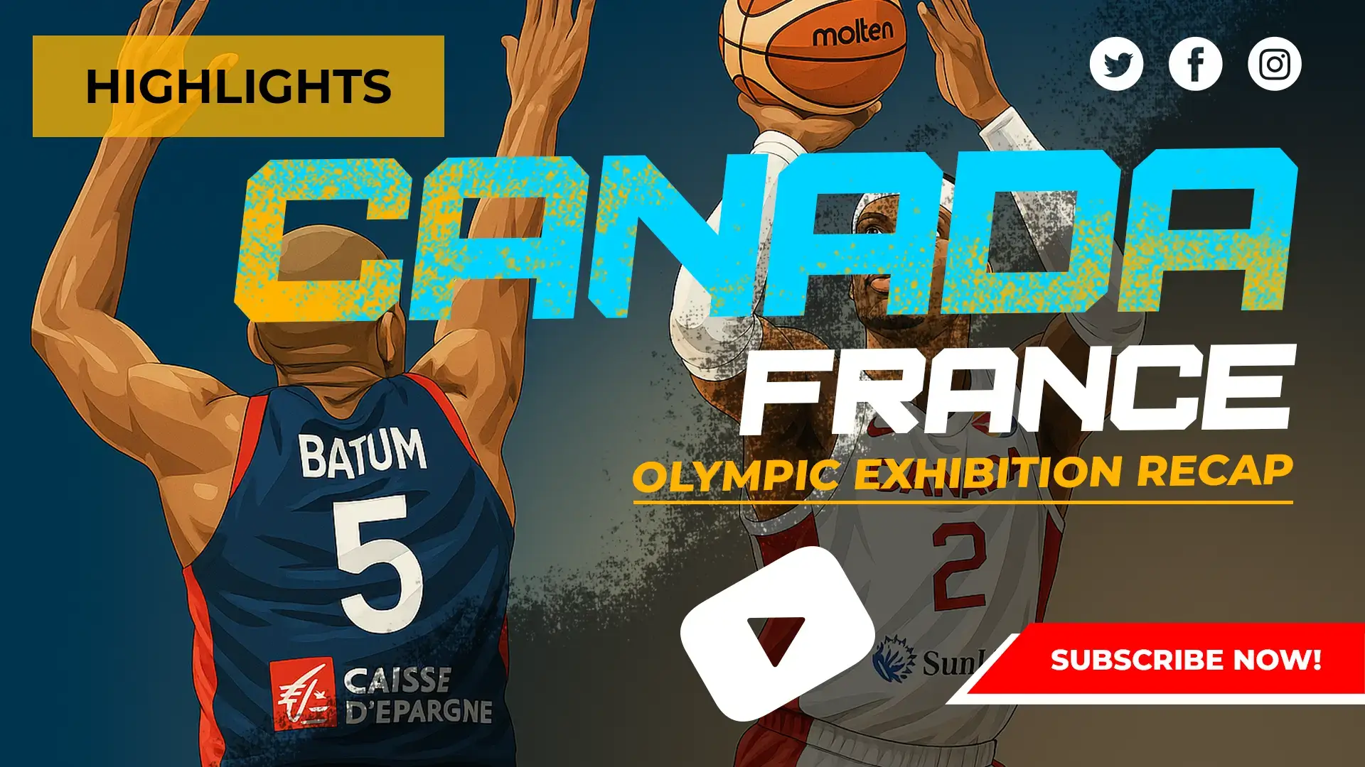 Canada vs France Basketball