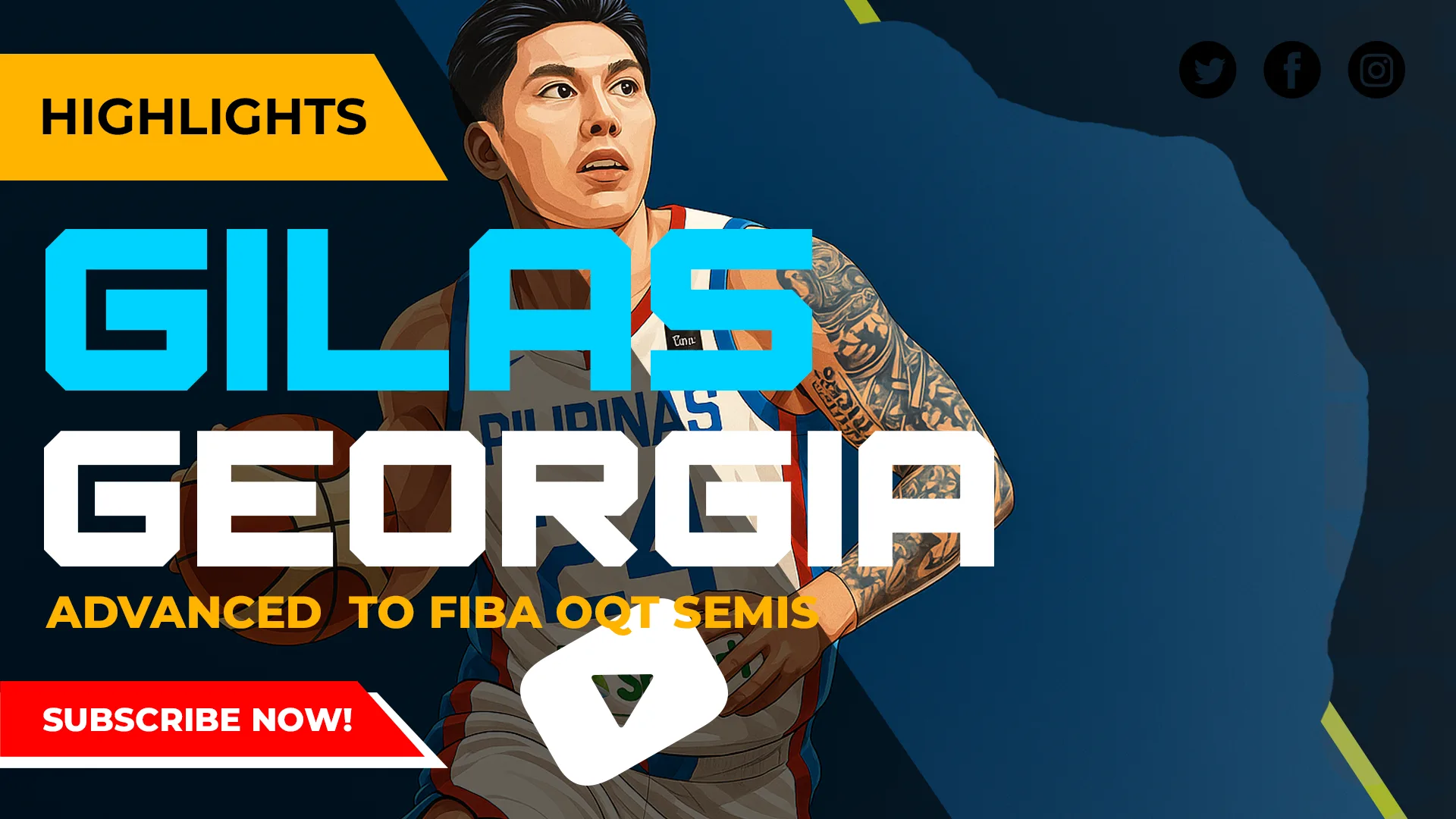 Gilas Georgia FIBA Olympic Qualifying Tournaments