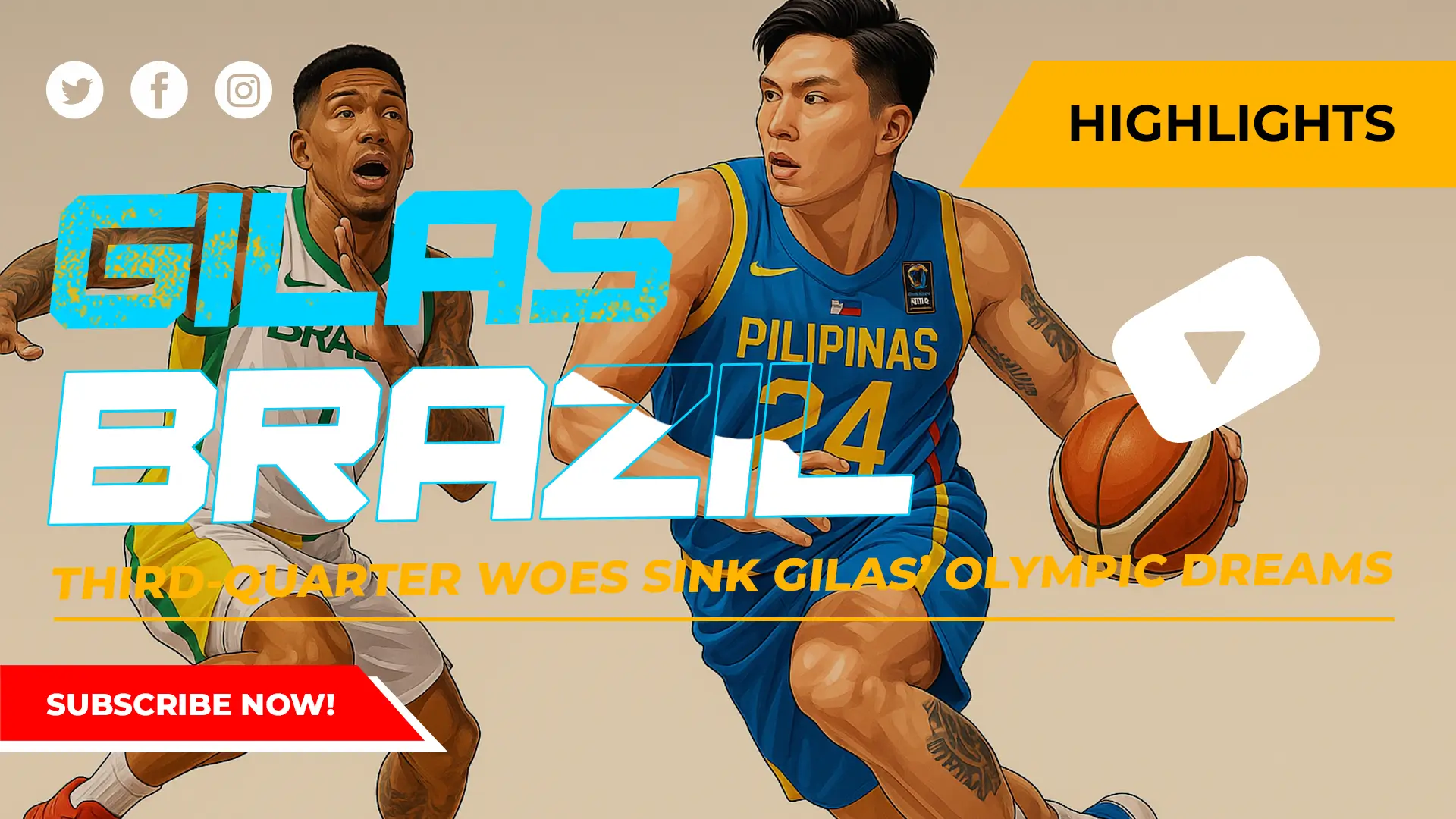 Gilas vs Brazil 2024 Highlights