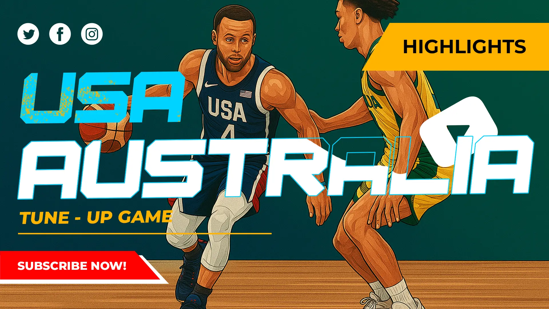 USA vs Australia Tune-Up Game