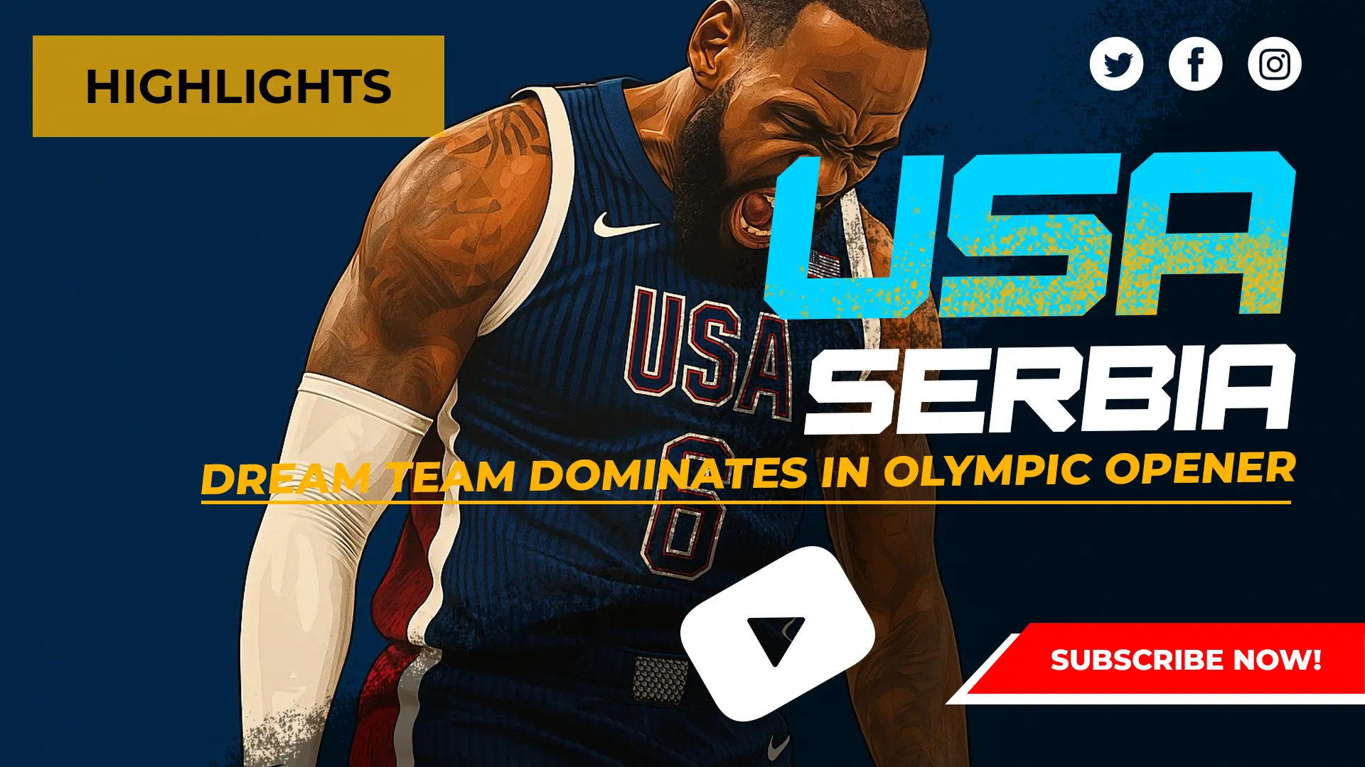 USA vs Serbia Basketball Olympics 2024