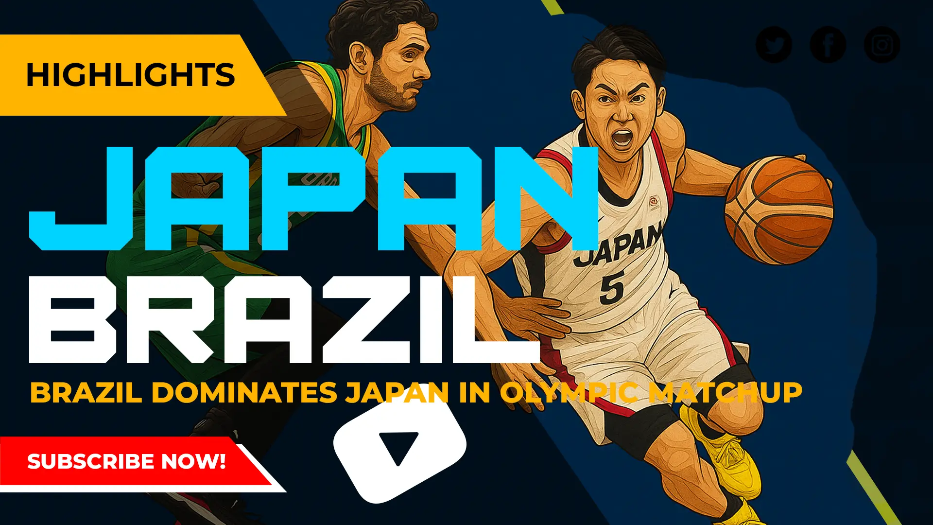 Japan vs Brazil Olympics 2024