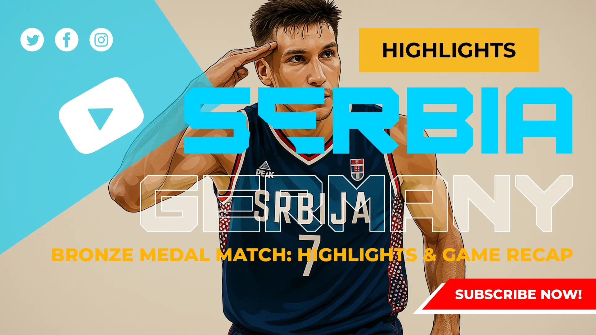 Serbia vs Germany Bronze Medal