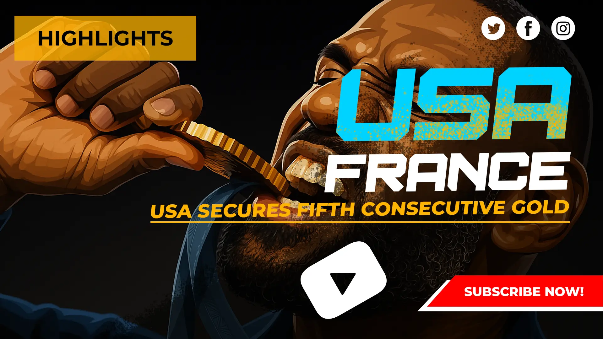 USA vs France Gold Medal Game