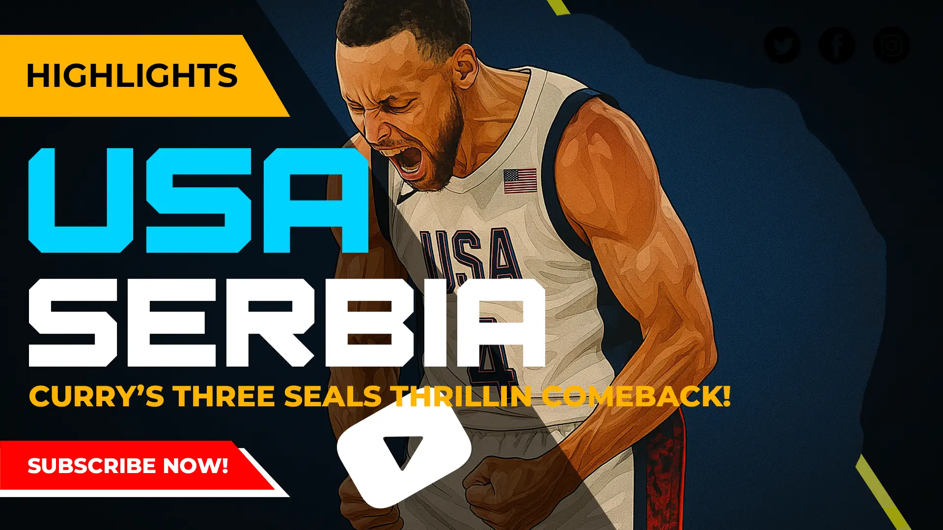 USA vs Serbia Semi Finals