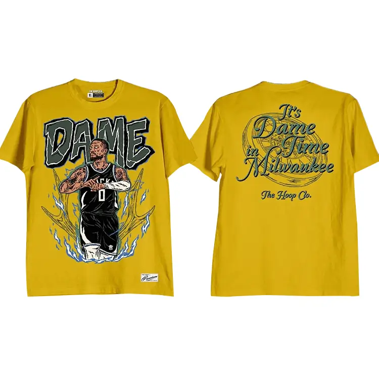 Dame Time Shirt Milwaukee Yellow Dame Time Shirt Milwaukee Yellow