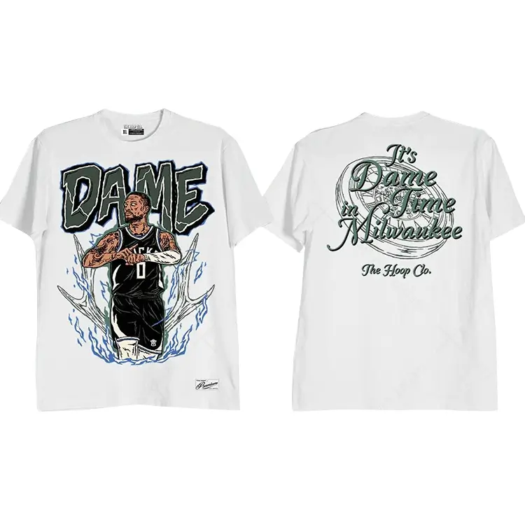 Dame Time Shirt Milwaukee White Dame Time Shirt Milwaukee White