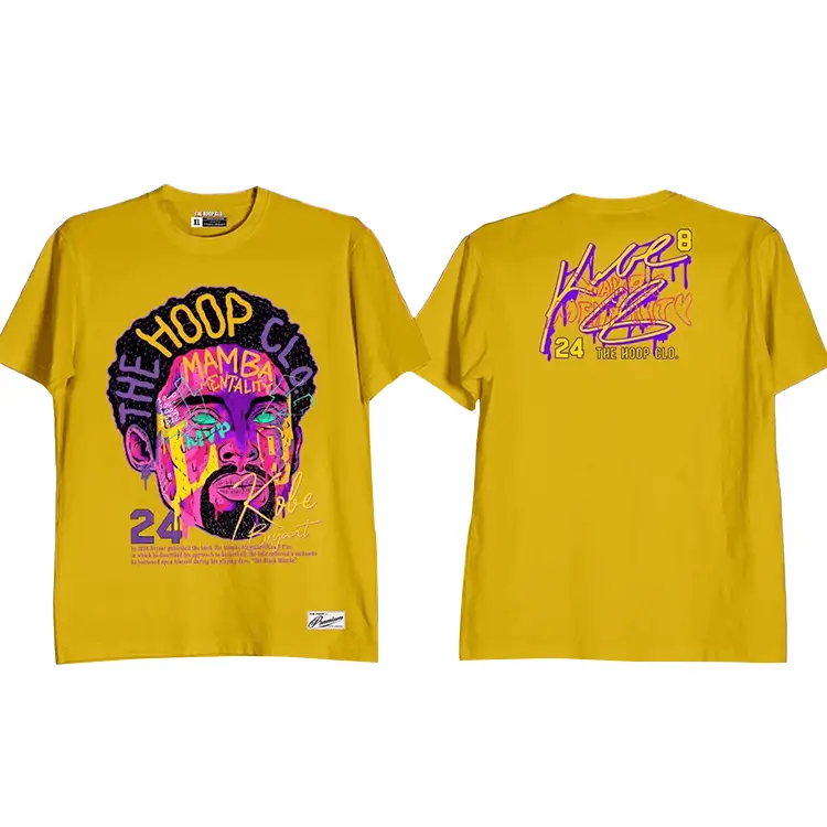Kobe Mamba Big Face Shirt Mustard Kobe Mamba Big Face Shirt Mustard
