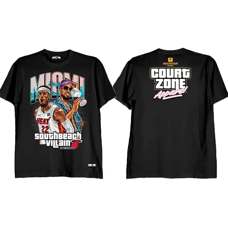 South Beach Villain Shirt Black South Beach Villain Shirt Black