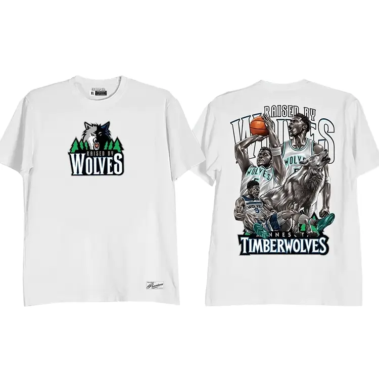 Raised by Wolves Anthony Edwards Shirt White Raised by Wolves Anthony Edwards Shirt White