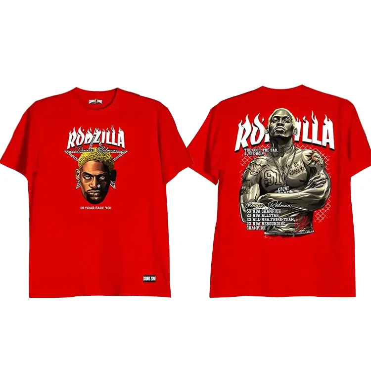 Rodzilla Dennis Rodman Red Rodzilla Dennis Rodman Red