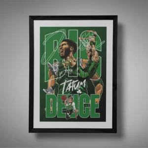 Big Deuce Tatum Framed Green Black BG Mockup 01