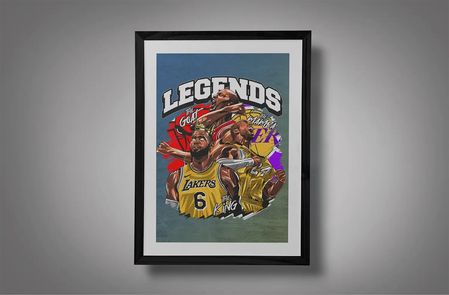 NBA Legends Blue Green BG Mockup 01 NBA Legends Blue Green BG Mockup 01