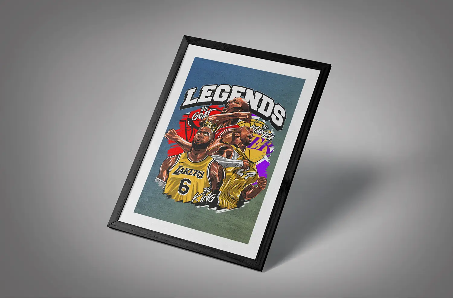 NBA Legends Blue Green BG Mockup 02 NBA Legends Blue Green BG Mockup 02