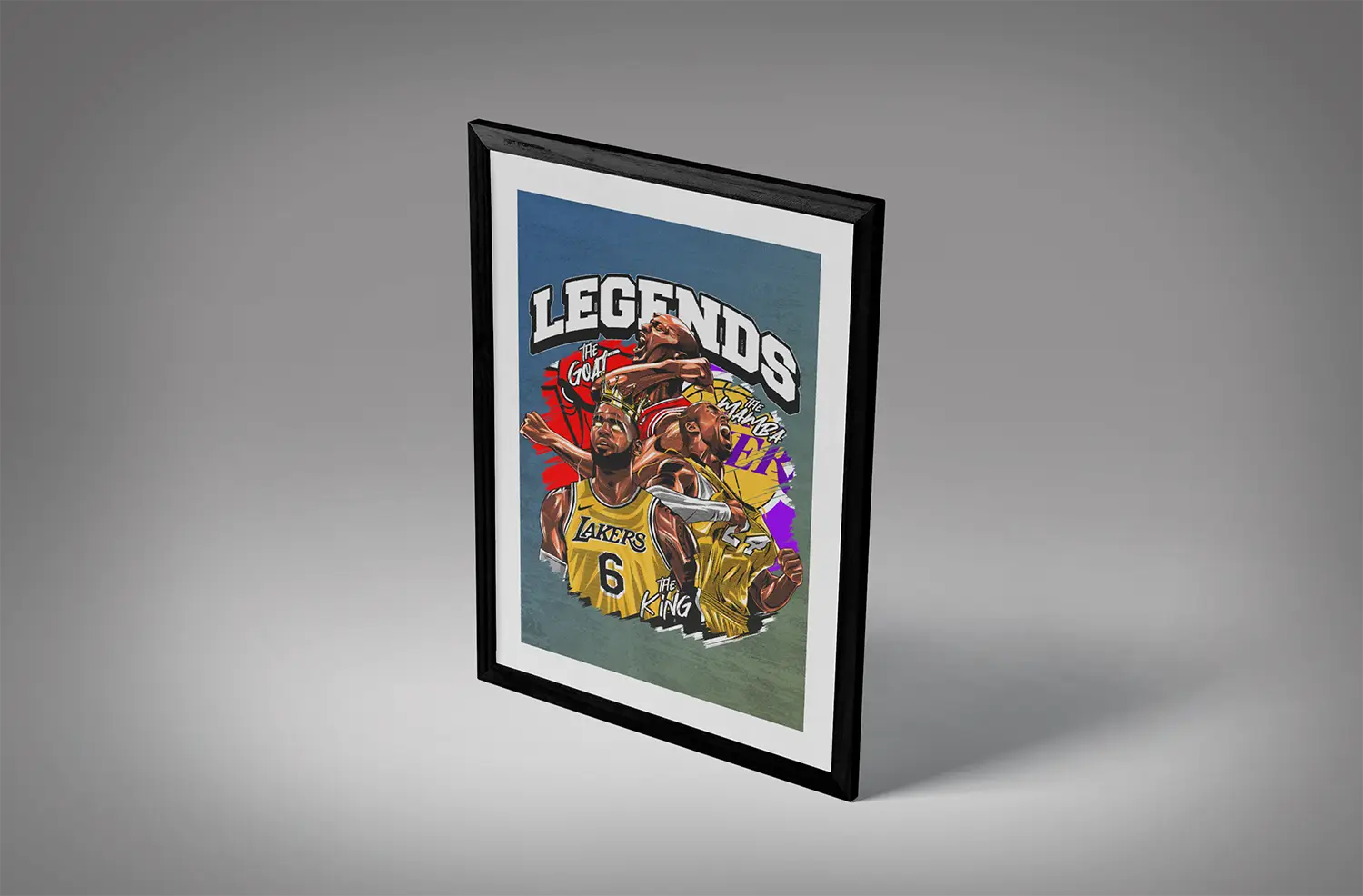 NBA Legends Blue Green BG Mockup 03 NBA Legends Blue Green BG Mockup 03