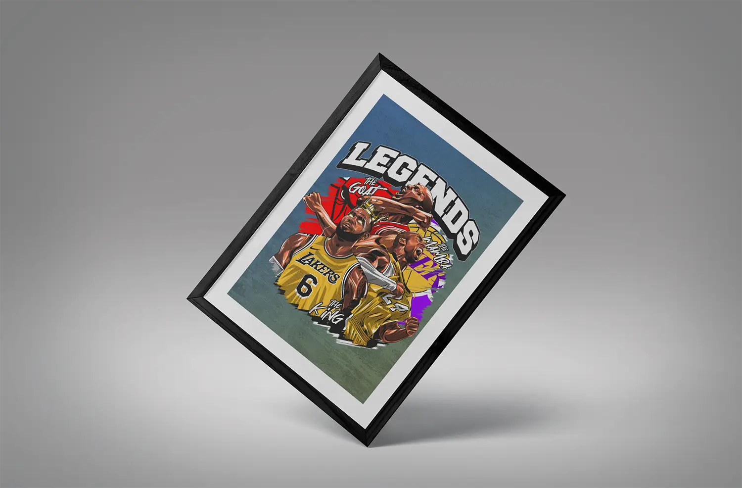 NBA Legends Blue Green BG Mockup 04 NBA Legends Blue Green BG Mockup 04
