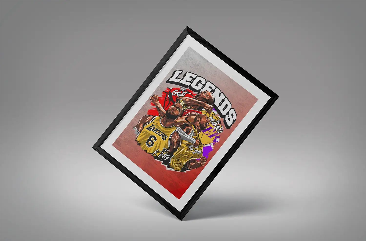 NBA Legends Blue Green BG Mockup 04 NBA Legends Blue Green BG Mockup 04