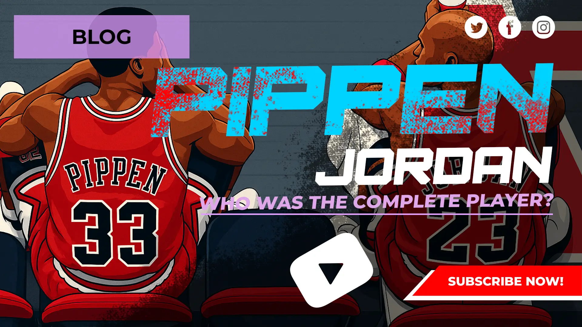 Scottie vs Michael Jordan