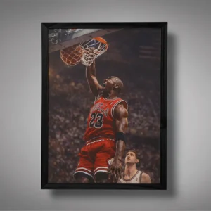Michael Jordan Dunk Roar Wall Art