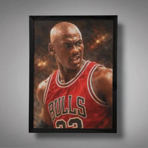 Michael Jordan Scary Wall Art