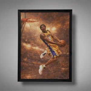 Kobe Bryant Reverse Dunk Wall Art