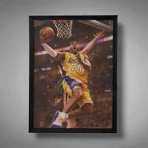 Kobe Bryant Reverse Layup Wall Art