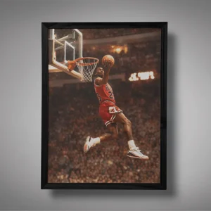 Michael Jordan Rookie Dunk Contest Wall Art