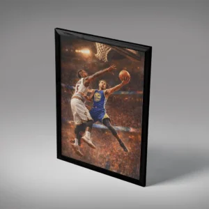 Stephen Curry Layup vs JR Smith Wall Art