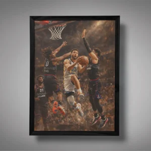 Curry Reverse Layup Wall Art