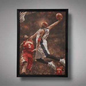 Viince Carter - Dunk on Josh SMith Wall Art