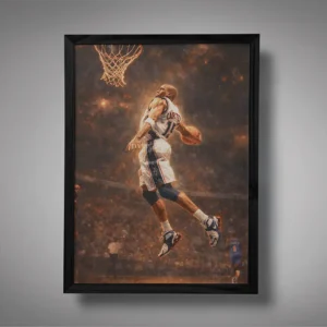 Vince Carter 360 Dunk Wall Art
