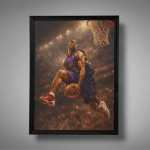 Vince Carter Between the Legs Dunk Wall Art