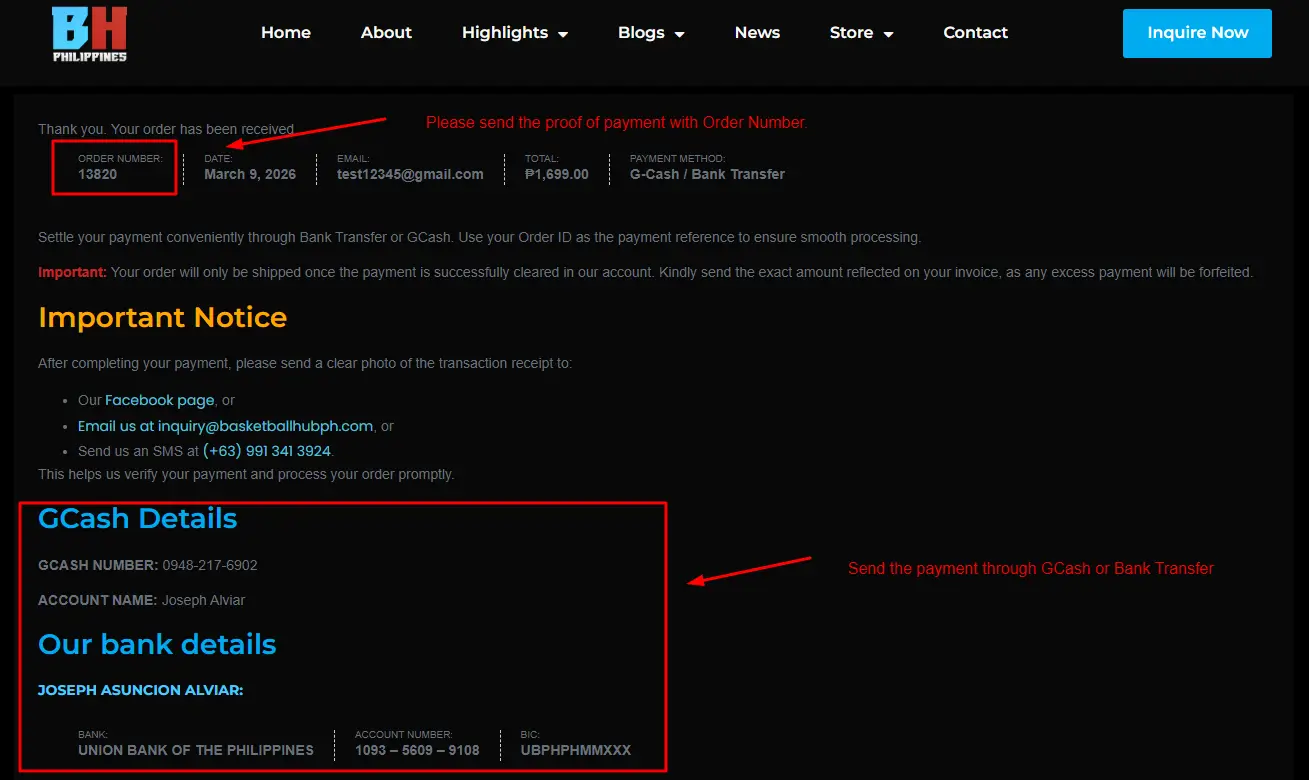 Proof of Payment
