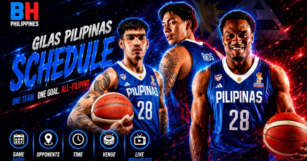 Gilas Pilipinas Schedule