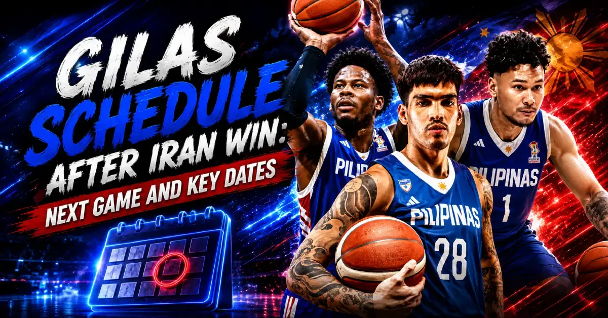 Gilas Schedule After Iran Win