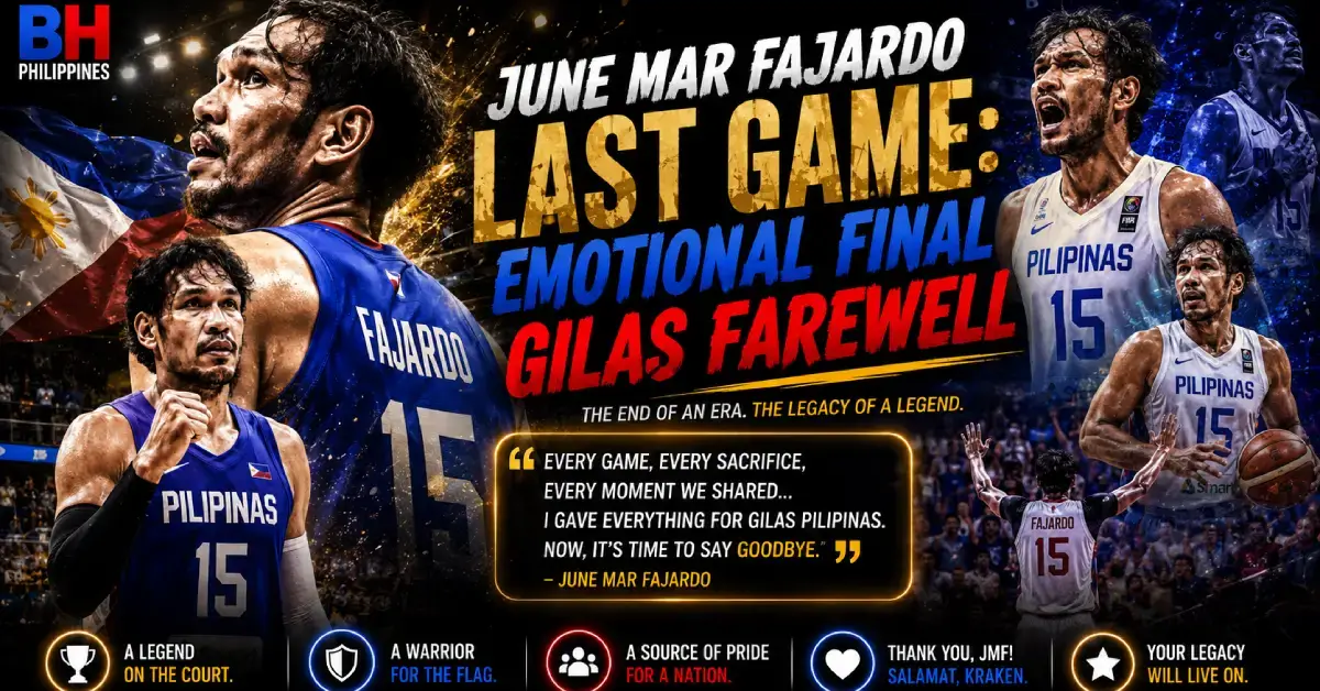 June mar Fajardo Last Game