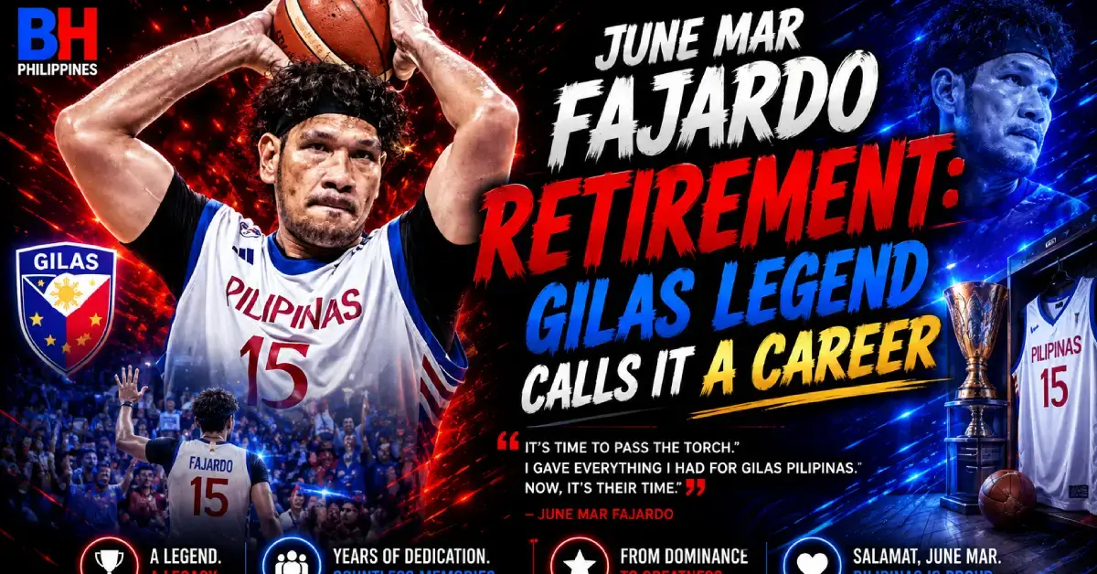 June Mar Fajardo Retirement
