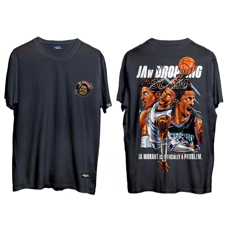 Ja Morant Slam T Shirt Black