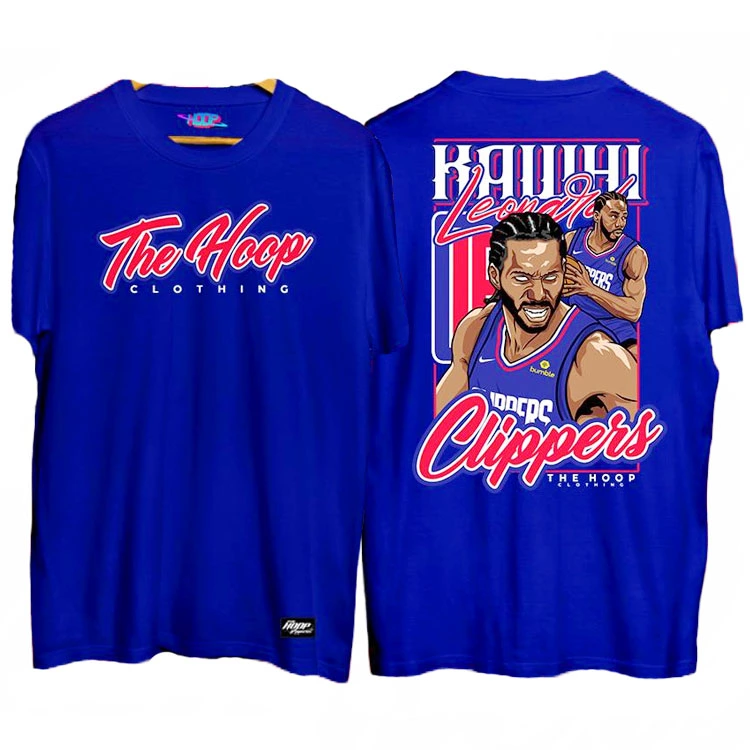 Kawhi Leonard Clippers Tshirt - Blue