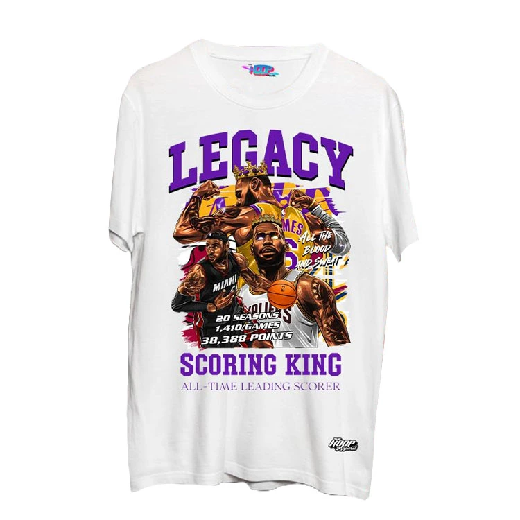 LeBron James Legacy T Shirt - White