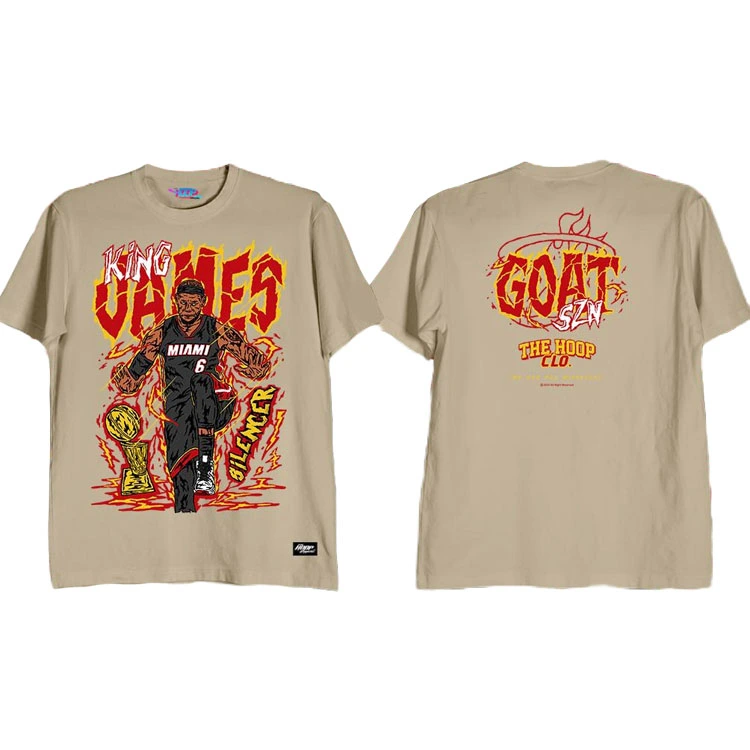 Lebron Goat T Shirt Khaki