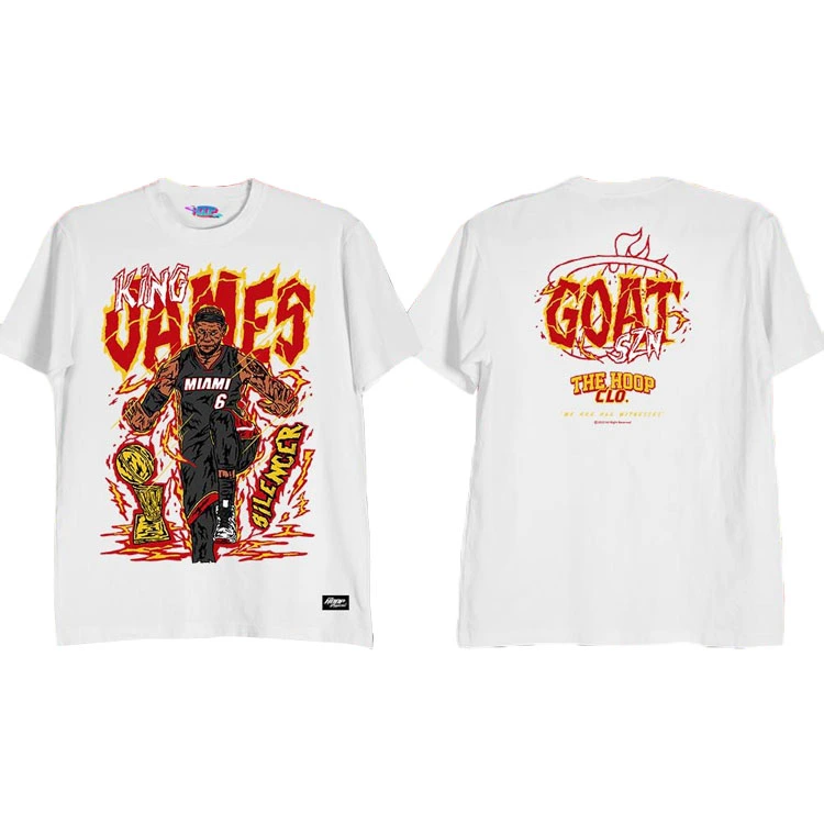 Lebron Goat T Shirt White