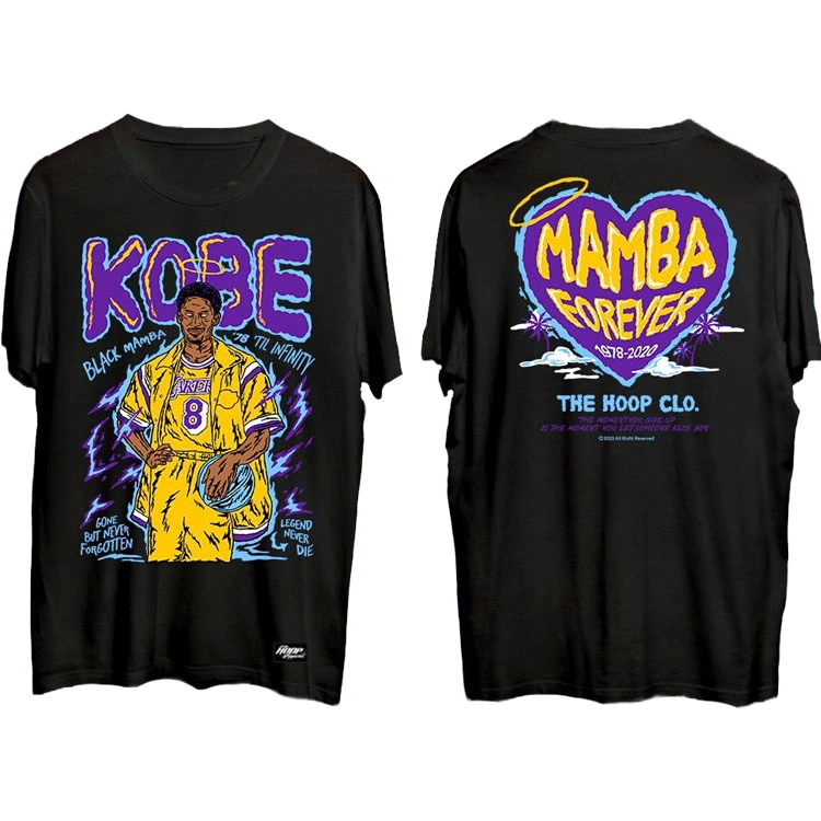 Kobe Mamba Forever T Shirt - Black