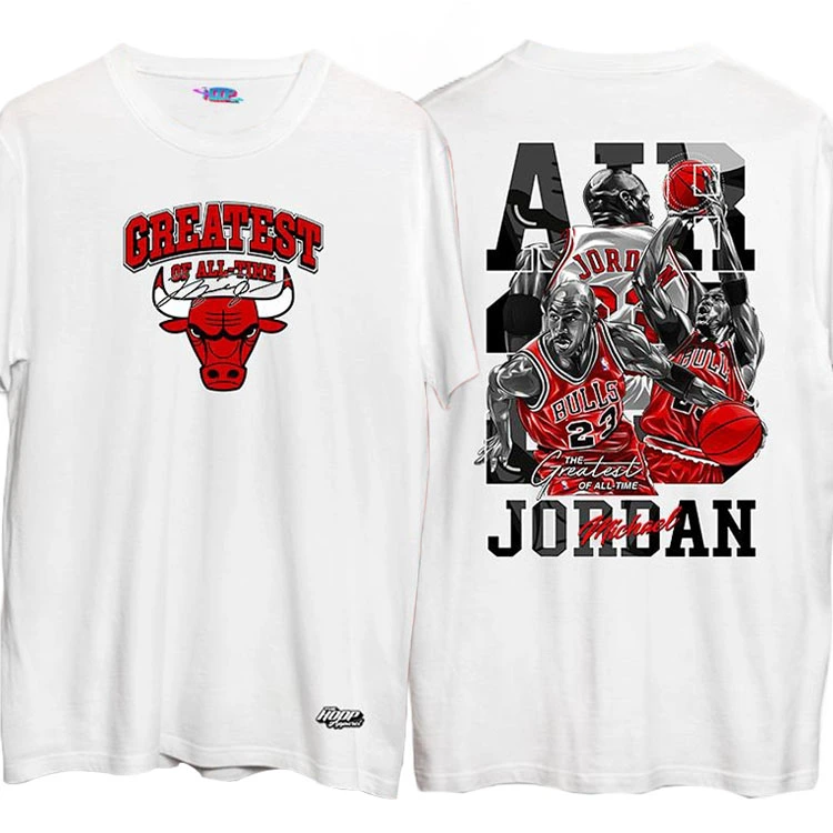 Michael Jordan Goat T Shirt White