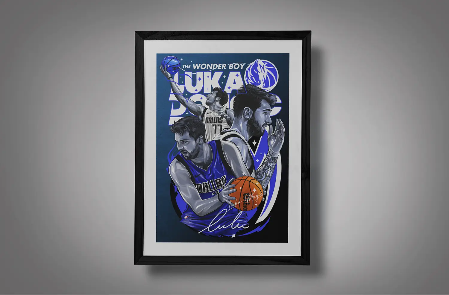 The Wonder Boy Luka Doncic Black BG Mockup 01